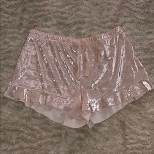 Victoria’s Secret Velvet Shorts